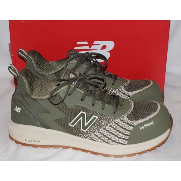 New Balance Men's Speedwave‎ Composite Toe Safety Work Sneakers Olive 11 NIB - Picture 1 of 8